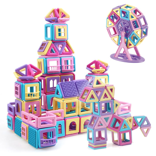 153-Piece Magnetic Building Blocks Set