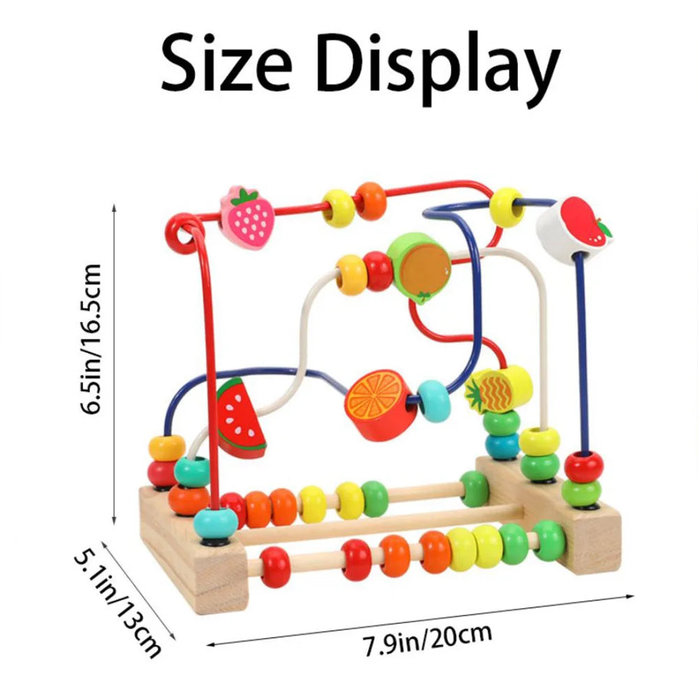 Edutree Children's Puzzle Fruit Round Beads