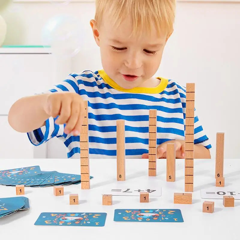 Wooden Odorless Math Blocks