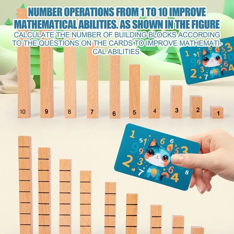 Wooden Odorless Math Blocks