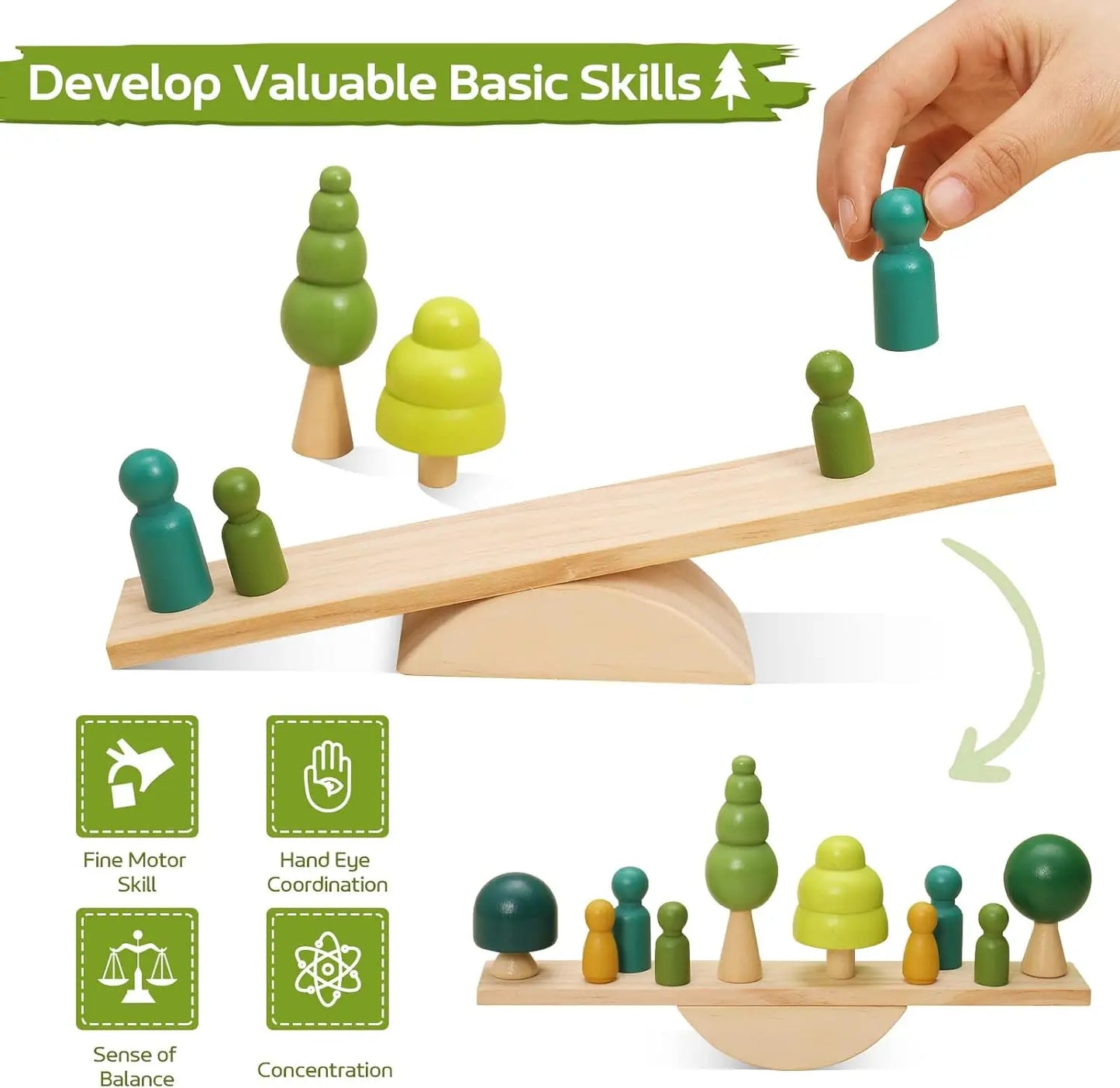 Wooden Tree Balance Toy