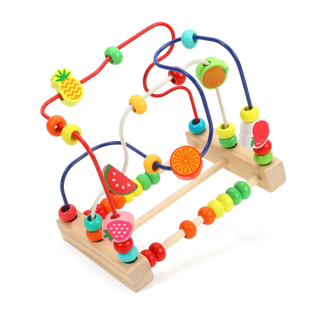 Edutree Children's Puzzle Fruit Round Beads