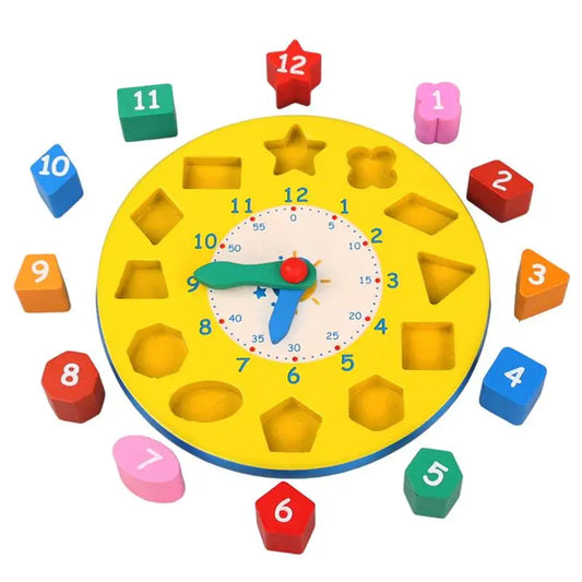 Wooden Clock Sorting Puzzle
