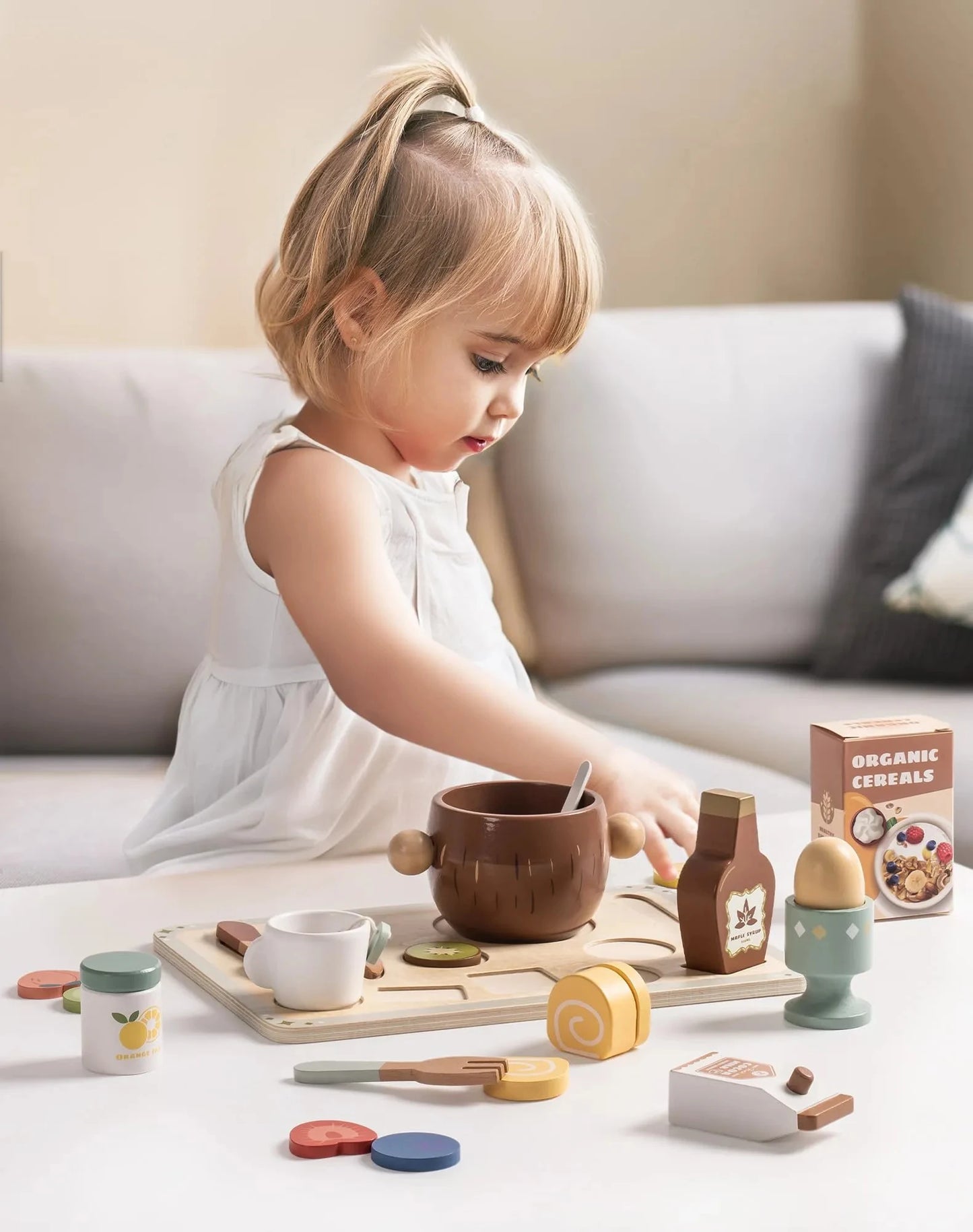 Robud Wooden Play Food Set