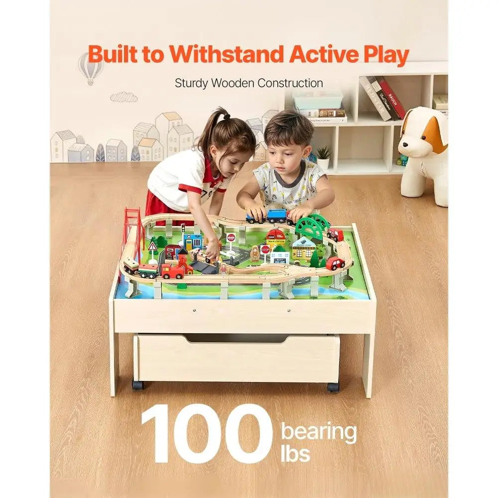 Wooden Kids Activity Table & Playset