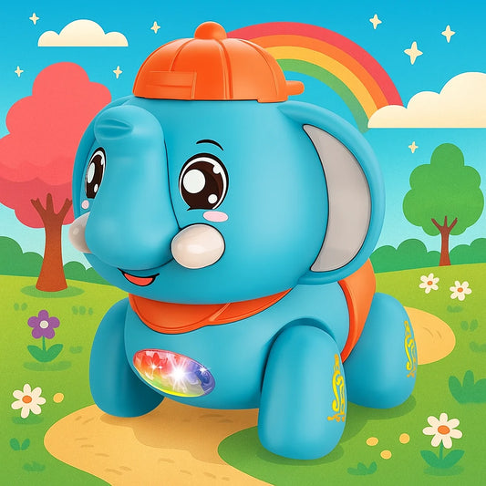 Walking Elephant with Dancing Lights & Music