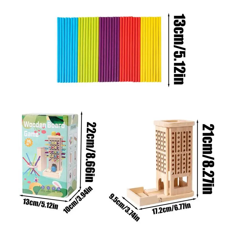 Wooden Sticks Stacking Game