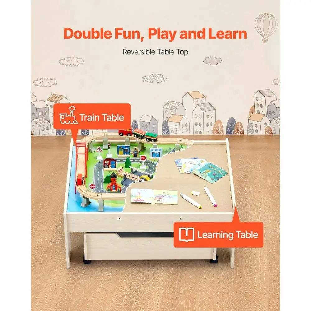Wooden Kids Activity Table & Playset