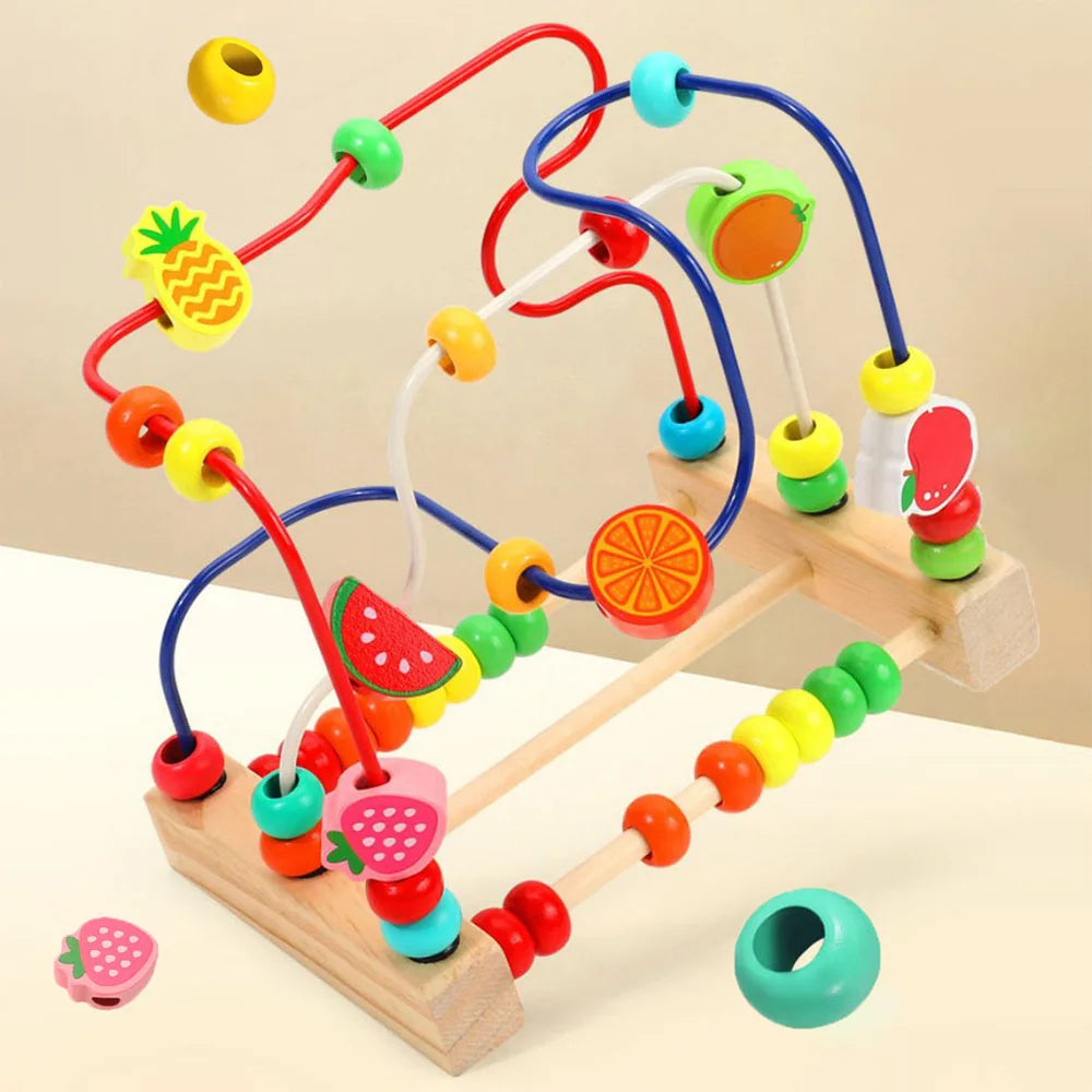 Edutree Children's Puzzle Fruit Round Beads