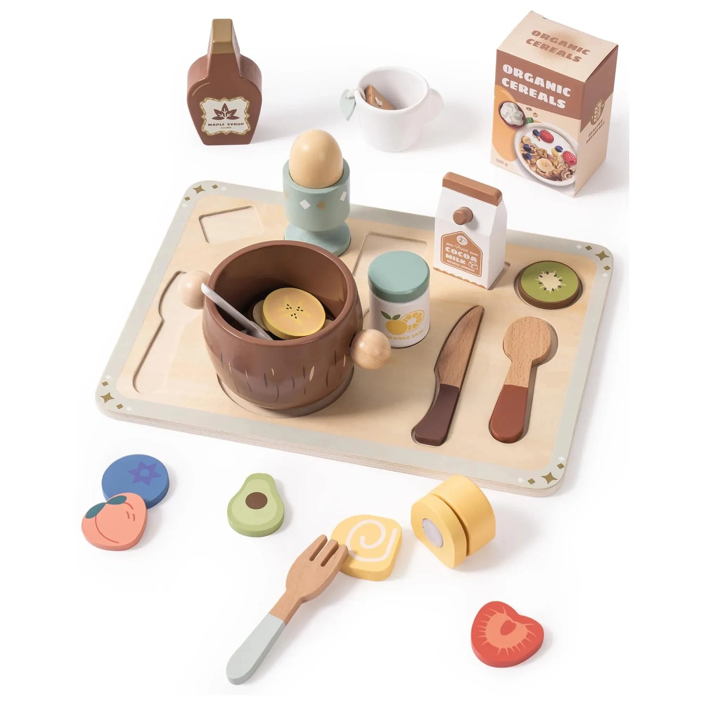 Robud Wooden Play Food Set