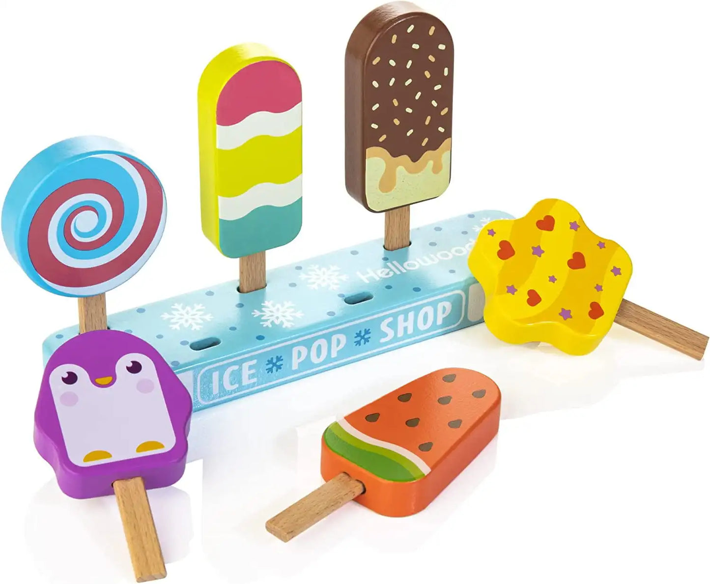 Wooden Ice Pop Shop Play Set