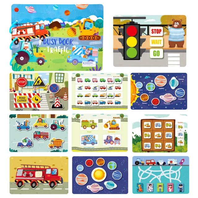 📘 Montessori Baby Busy Book - JOYFULBLOCKS