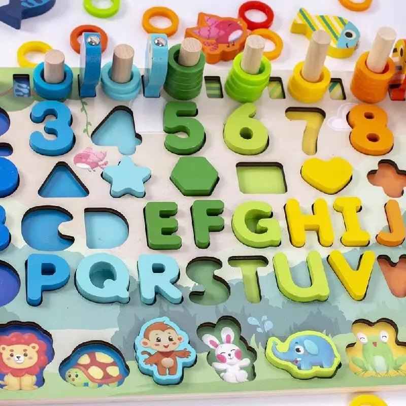Montessori Wooden Puzzle - JOYFULBLOCKS