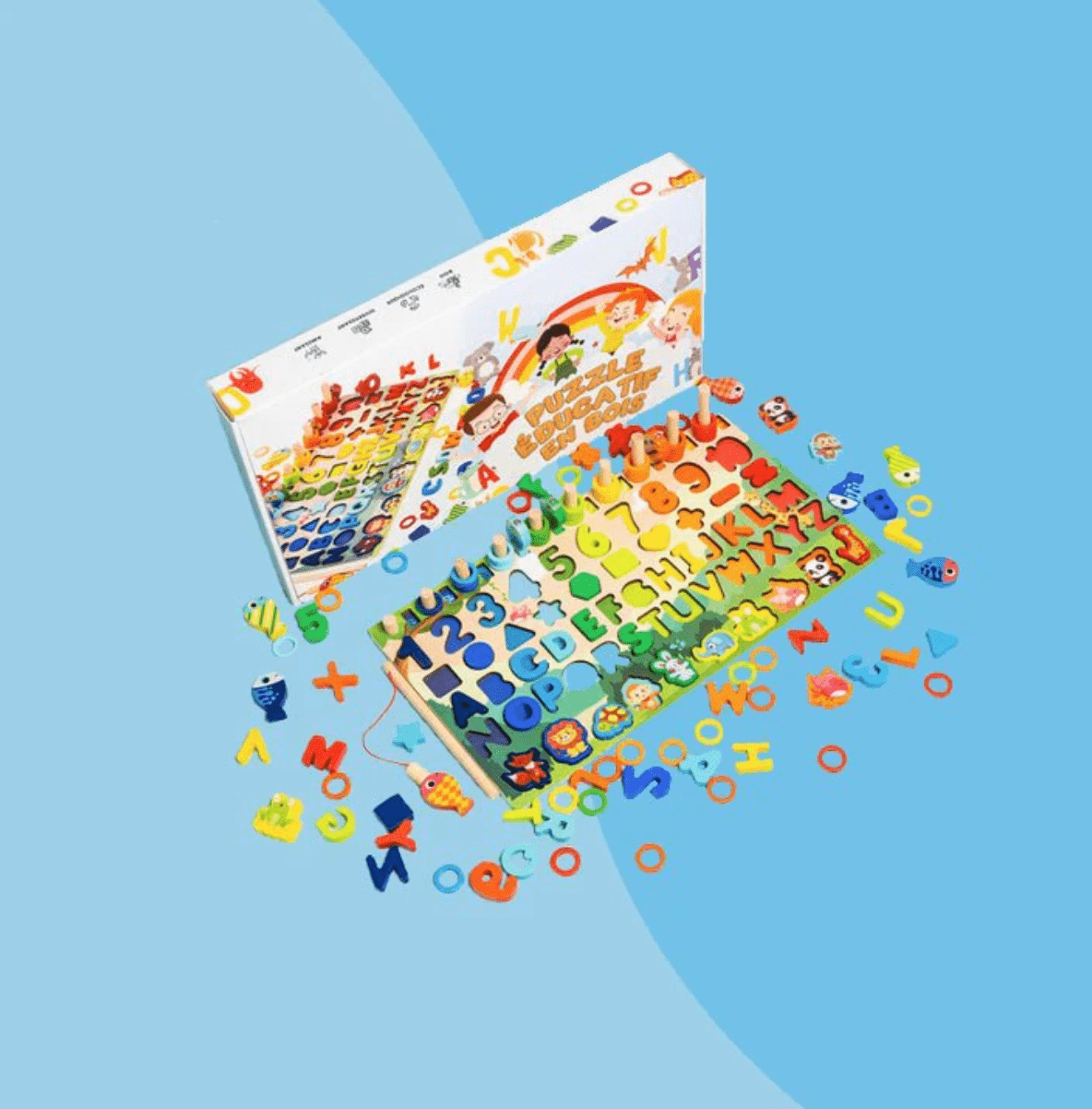 Montessori Wooden Puzzle - JOYFULBLOCKS