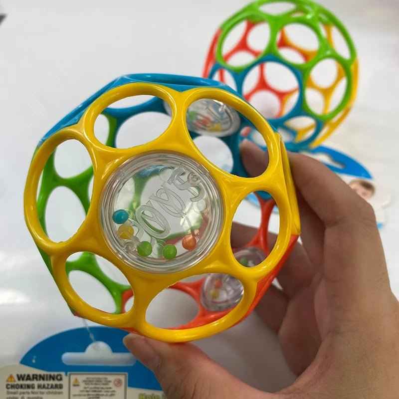 🔔 Soft Baby Grasping Rattle Ball - JOYFULBLOCKS