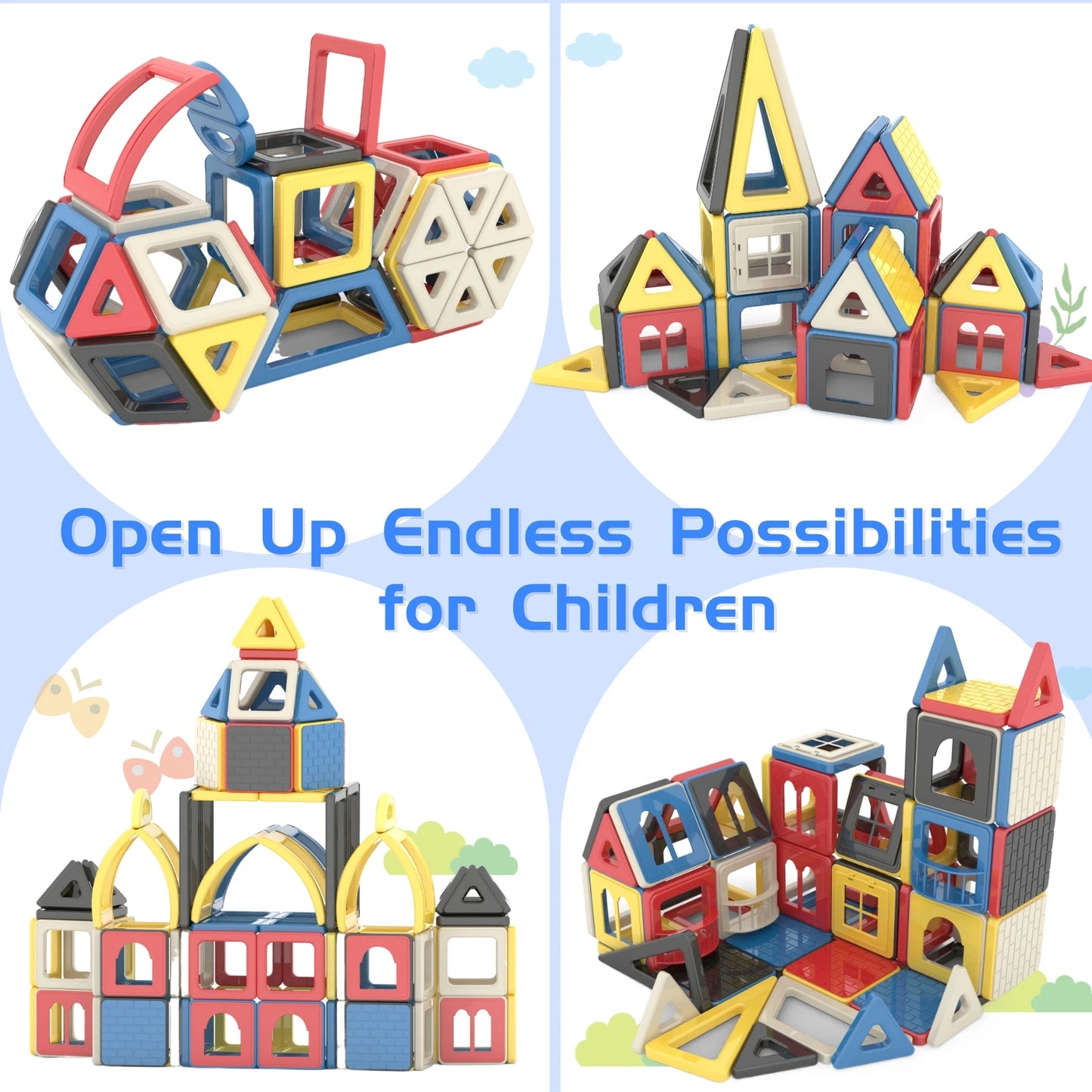 149-Piece Magnetic Tiles Set