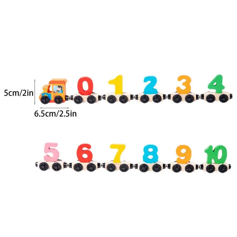 Wooden Magnetic Train