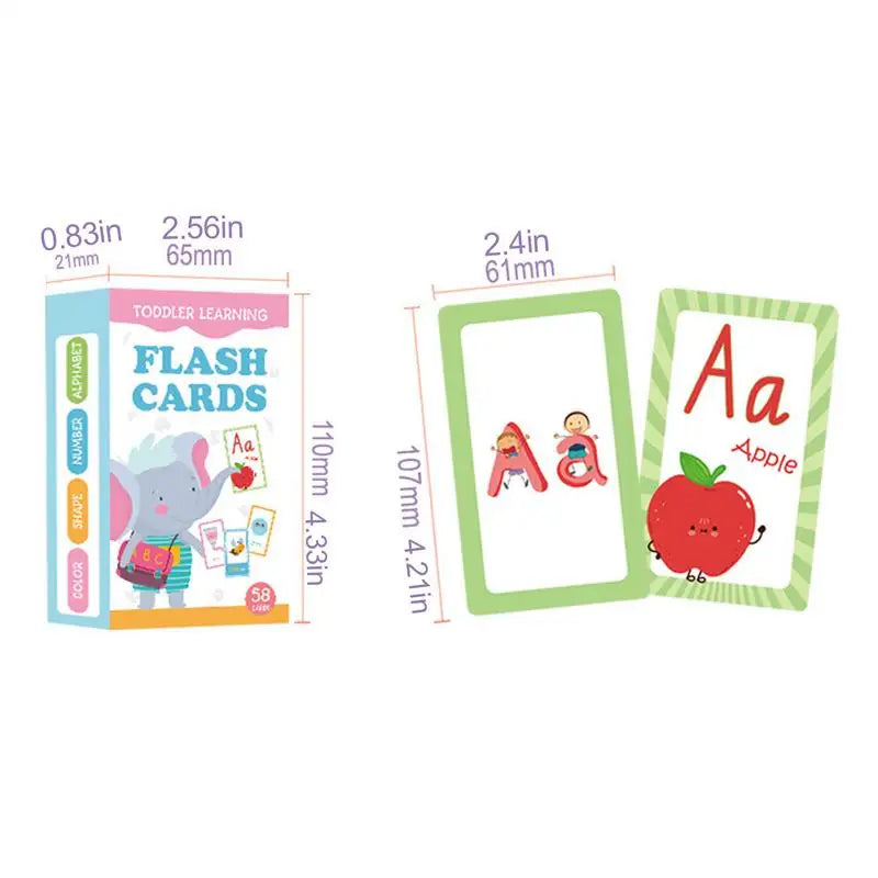 58-Piece Alphabet Flashcards