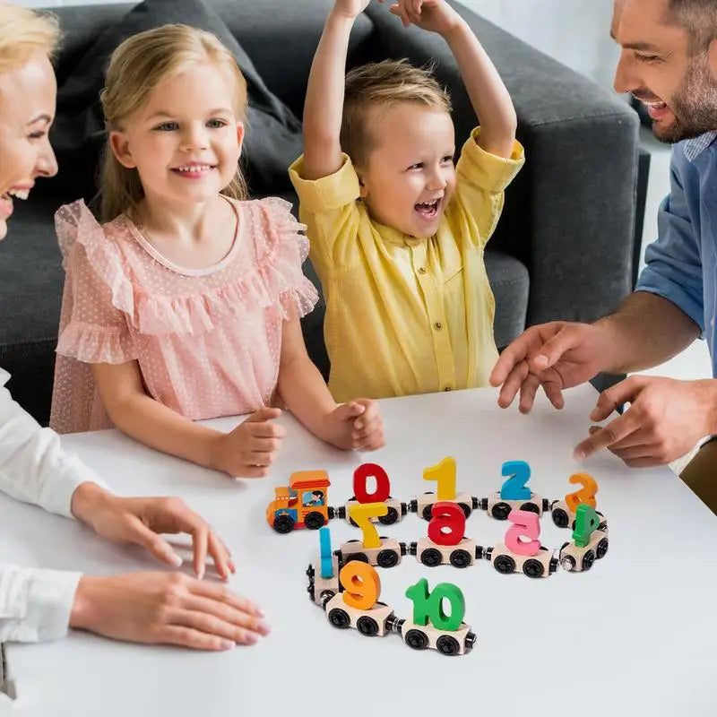 Wooden Magnetic Train