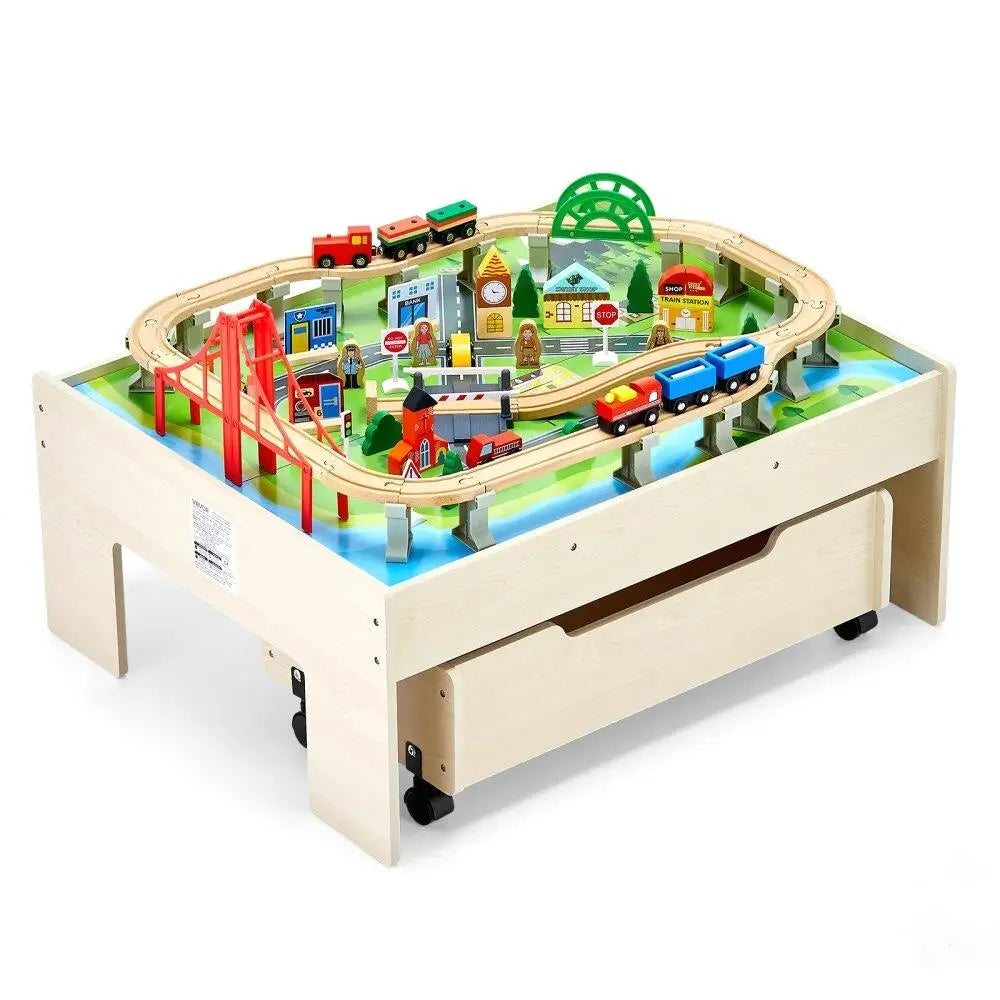 Wooden Kids Activity Table & Playset