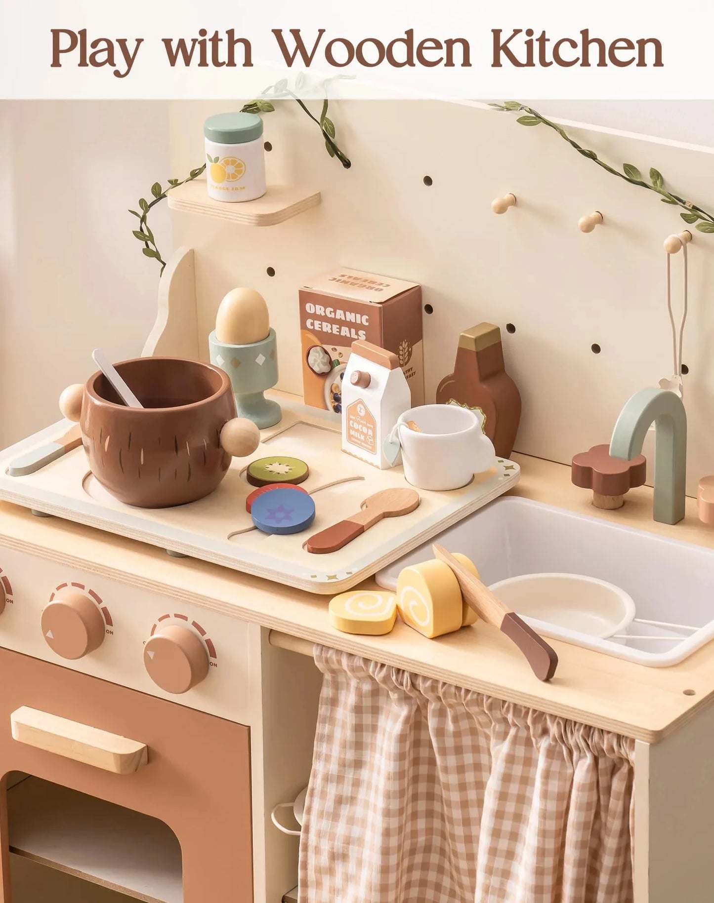 Robud Wooden Play Food Set