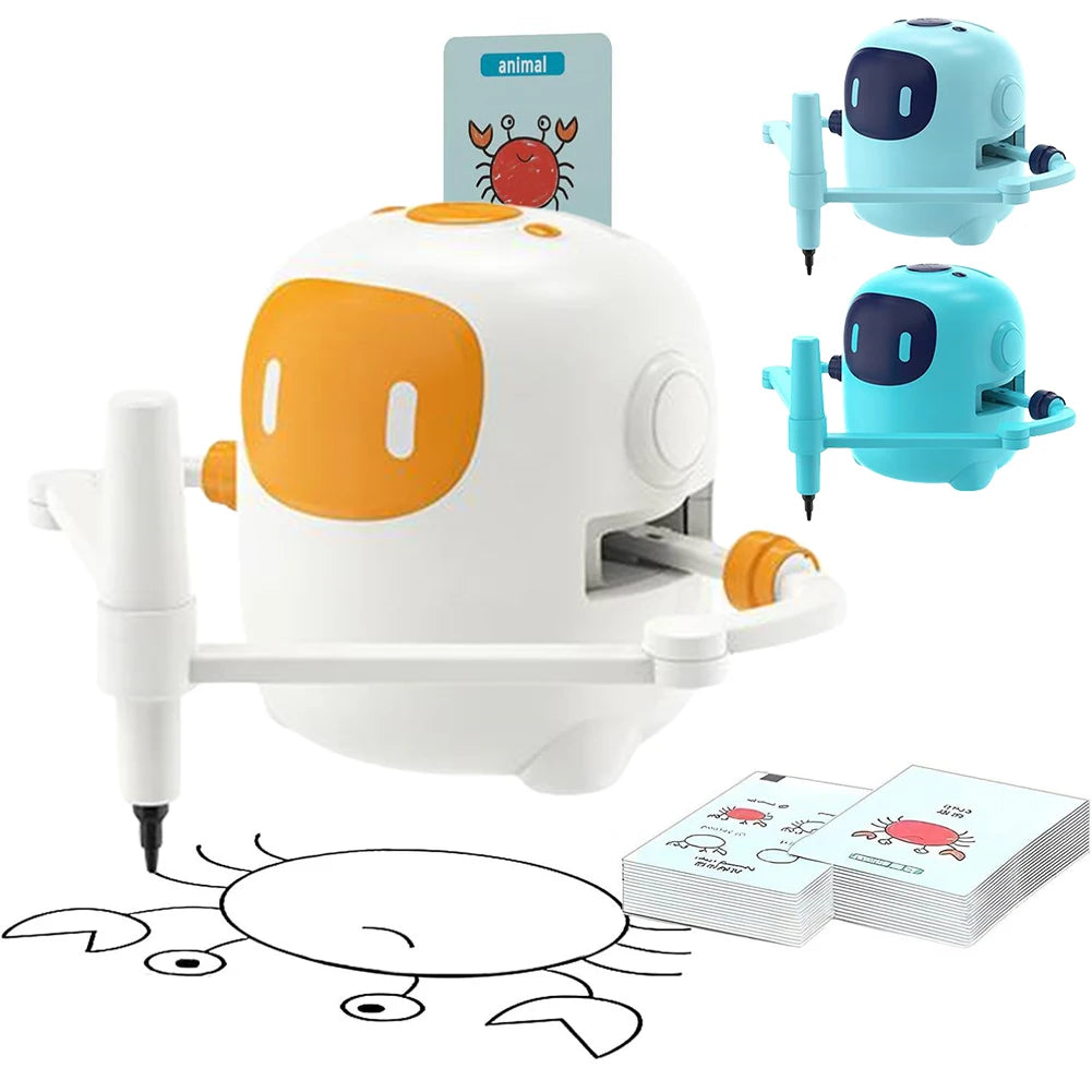 Drawing Robot for Kids with 150 Cards