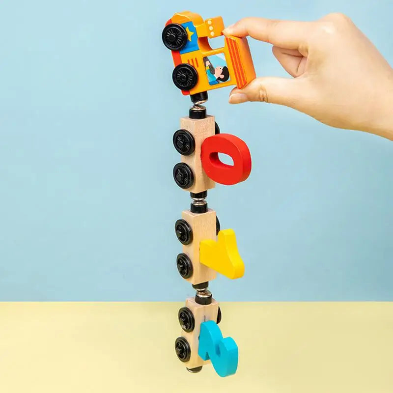 Wooden Magnetic Train