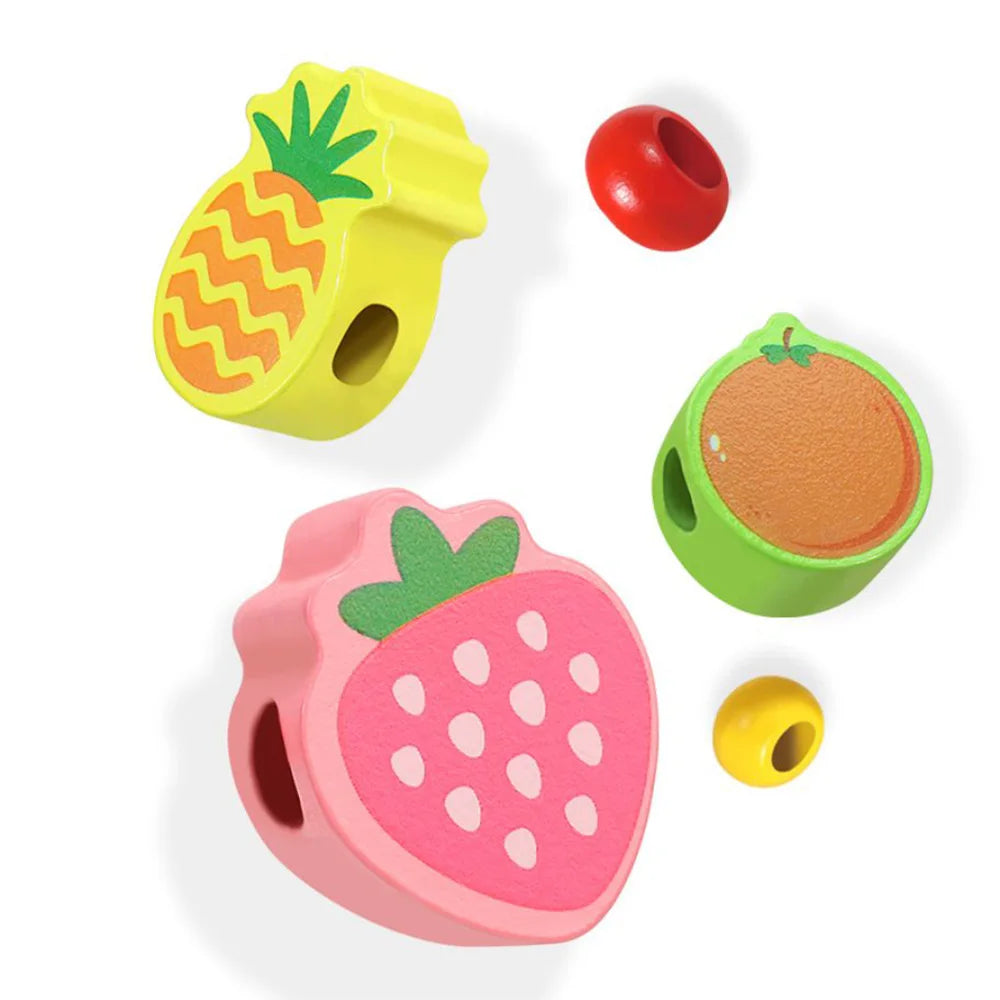 Edutree Children's Puzzle Fruit Round Beads