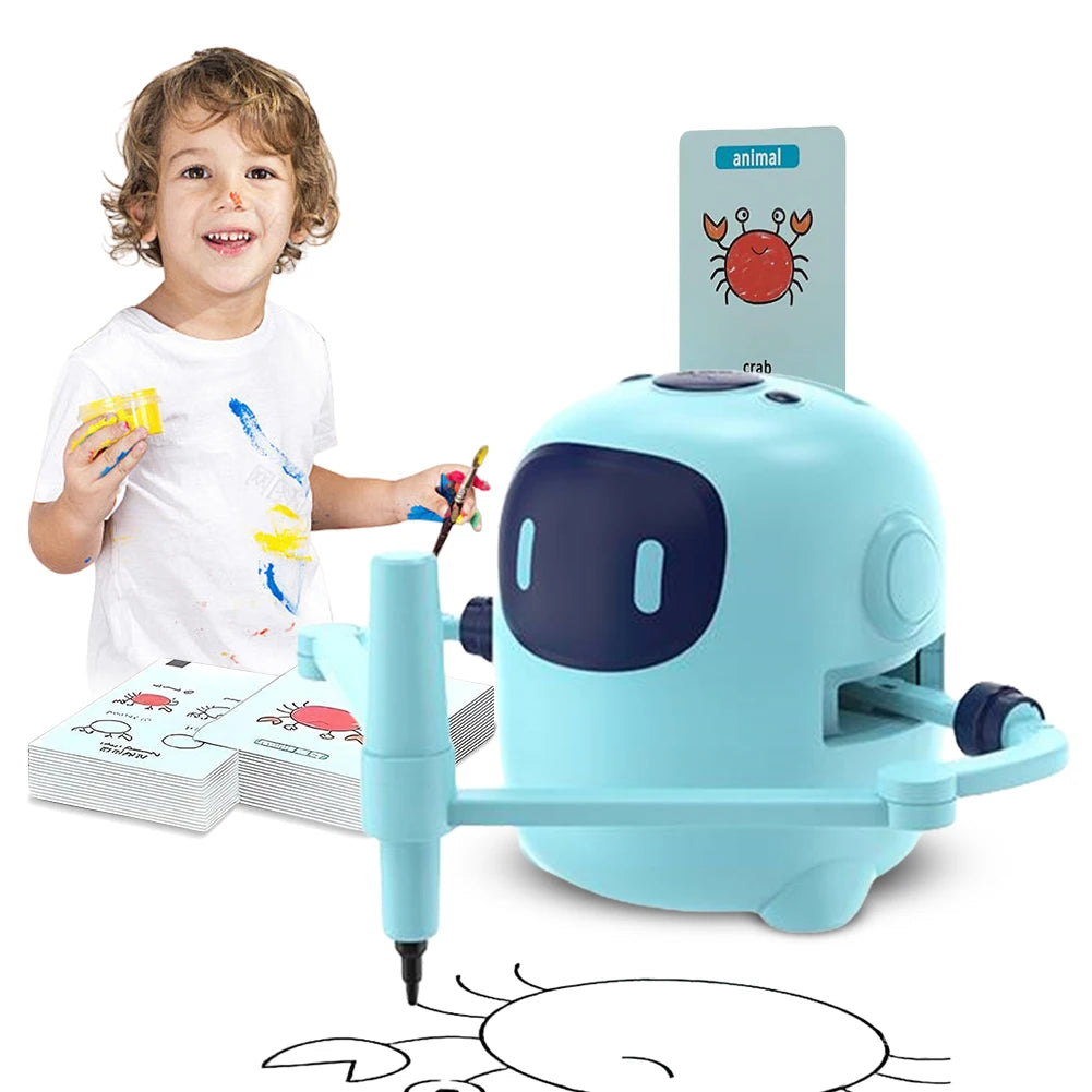 Drawing Robot for Kids with 150 Cards
