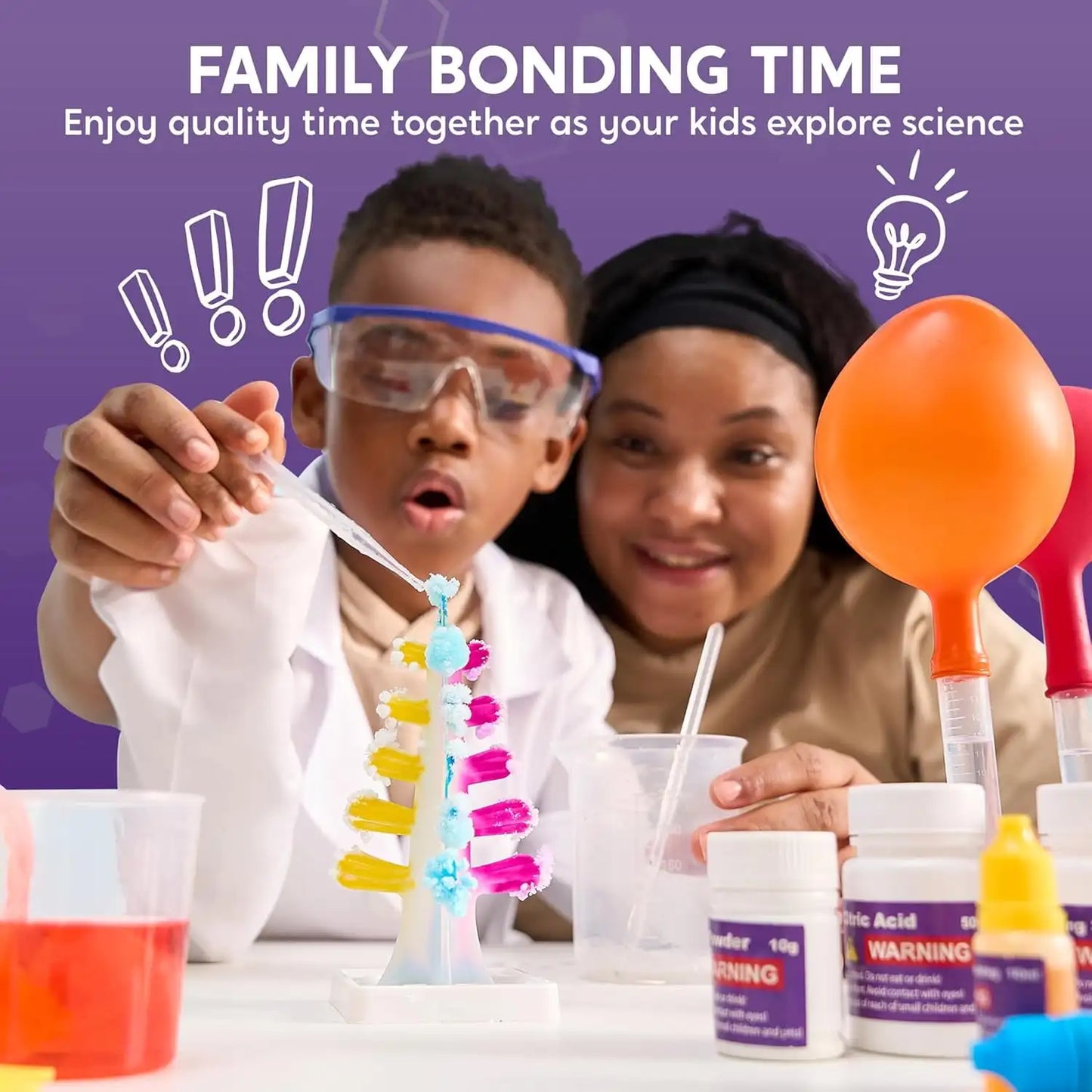 Joyfy Wonder Science Kit 50+ Chemistry Experiments