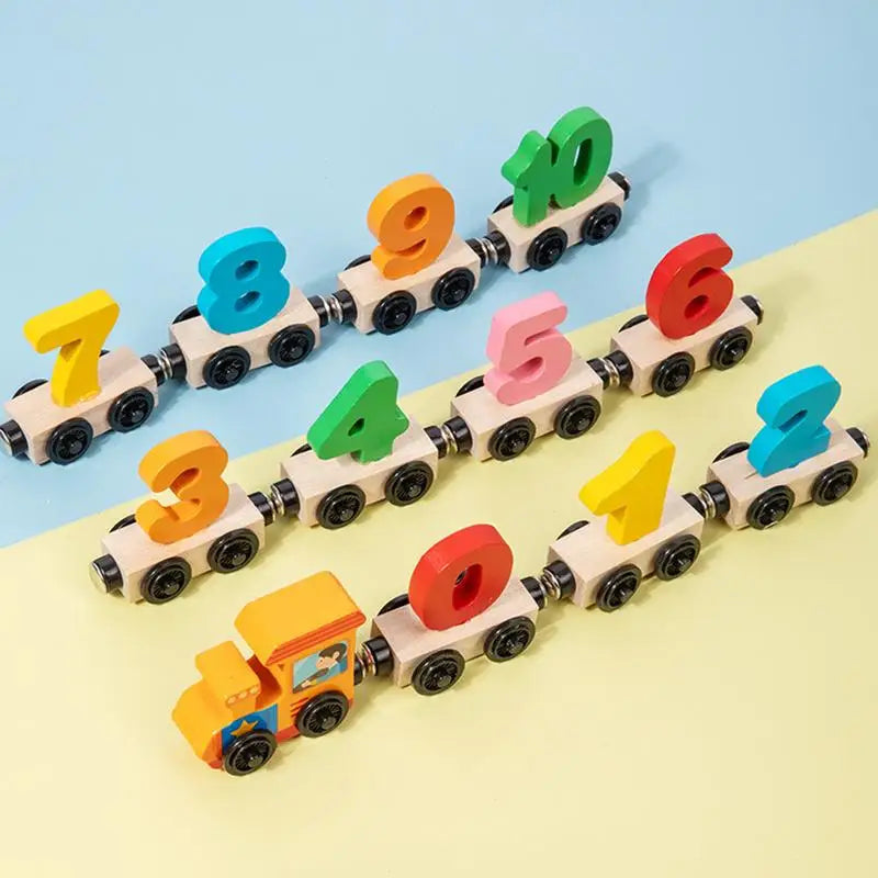 Wooden Magnetic Train