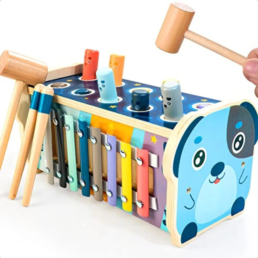Montessori Musical Pounding Bench