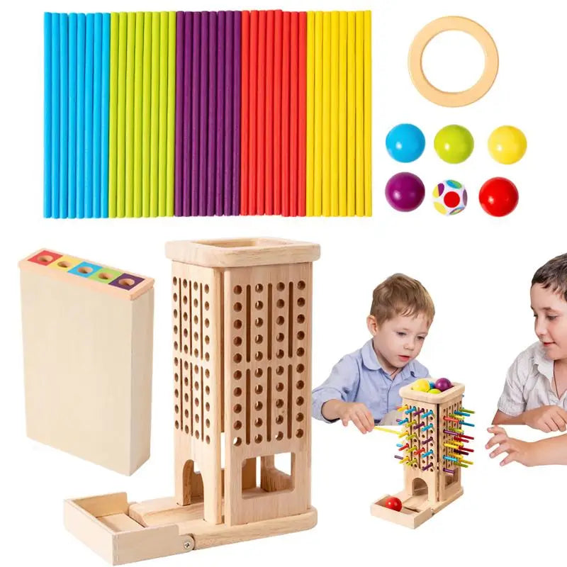 Wooden Sticks Stacking Game