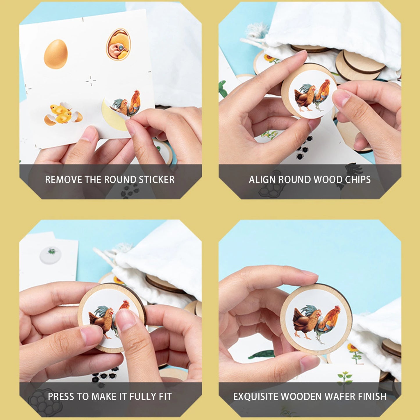 Wooden Life Cycle Puzzle