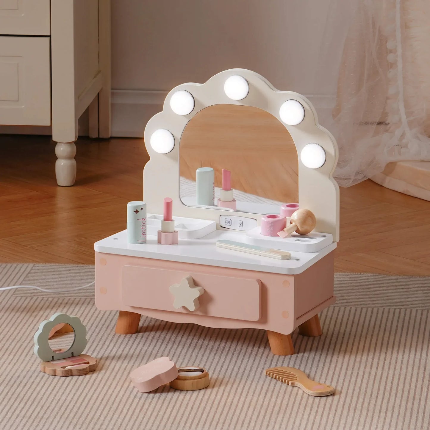 Robud Pretend Makeup Table Playset