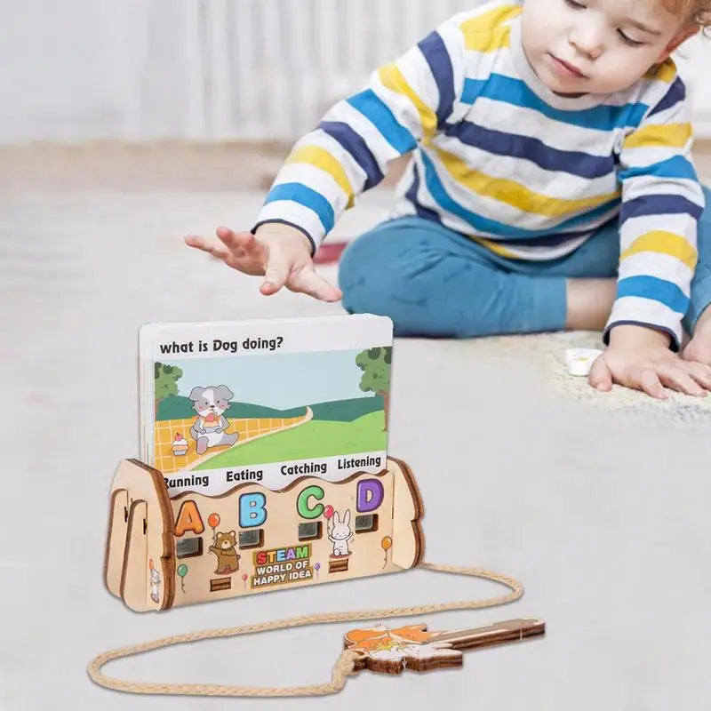 Wooden Word Spelling Game