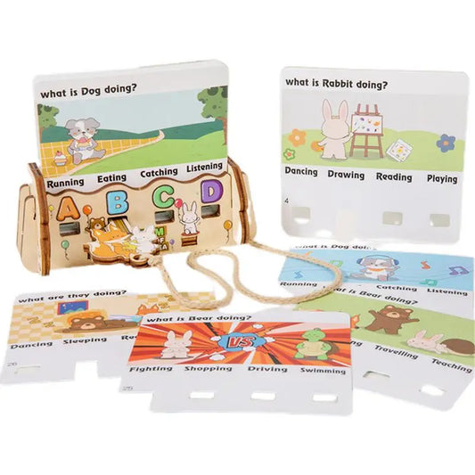 Wooden Word Spelling Game