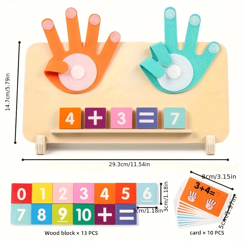 Wooden Arithmetic Learning Board