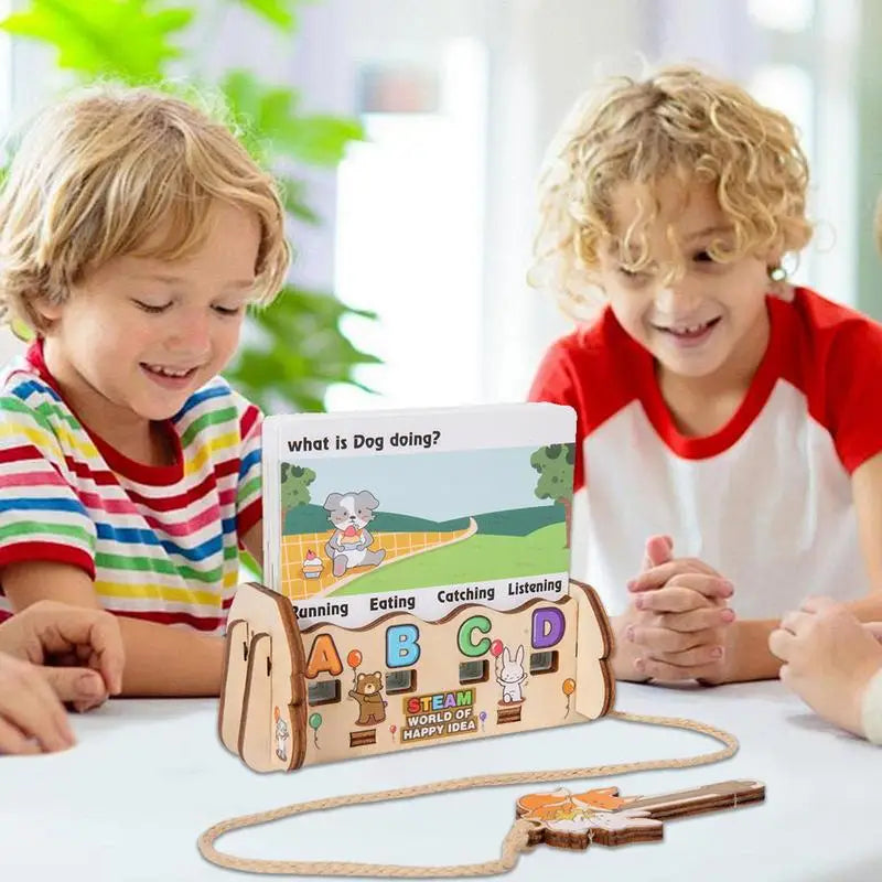 Wooden Word Spelling Game