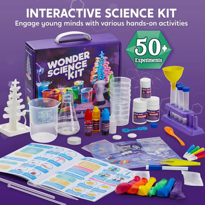 Joyfy Wonder Science Kit 50+ Chemistry Experiments