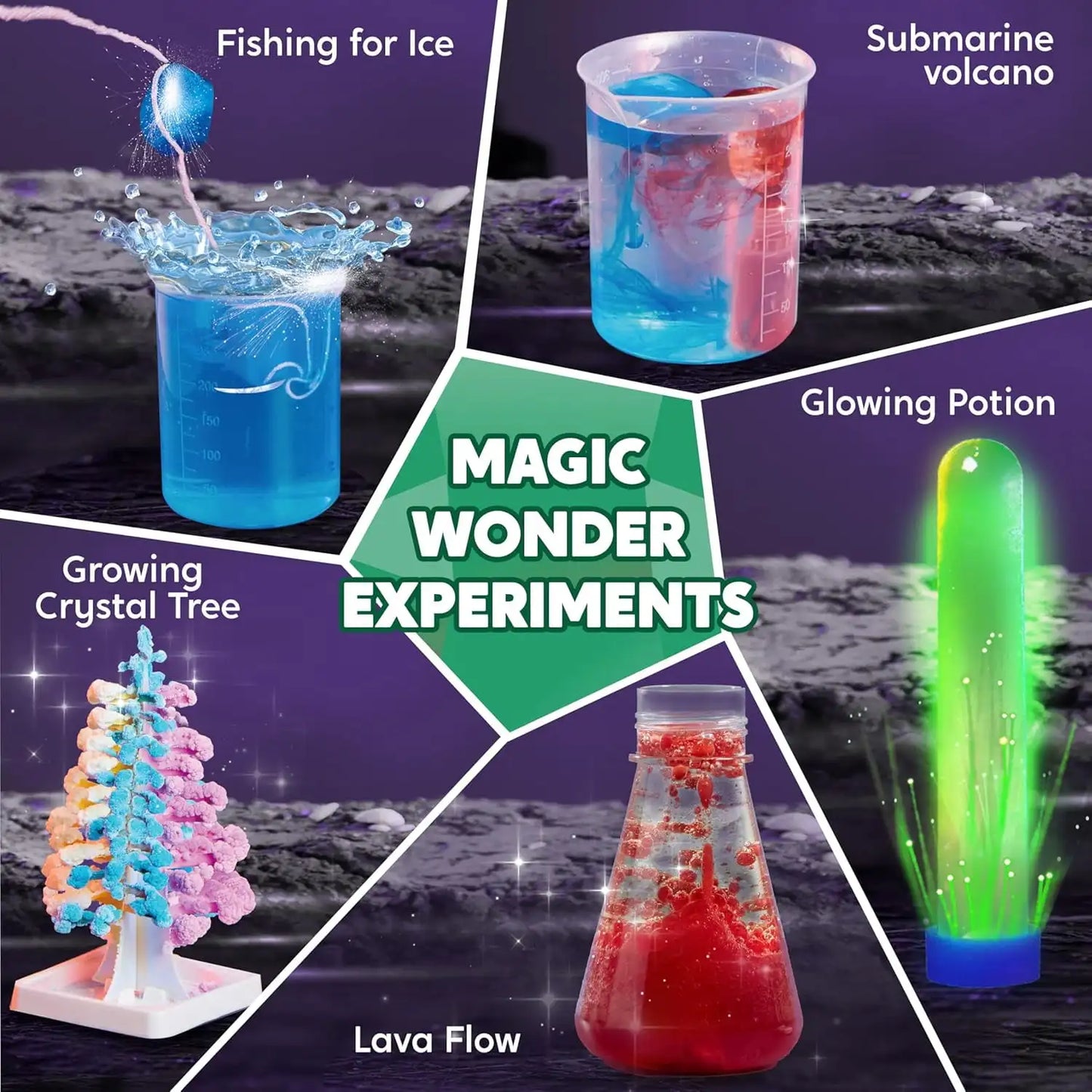 Joyfy Wonder Science Kit 50+ Chemistry Experiments