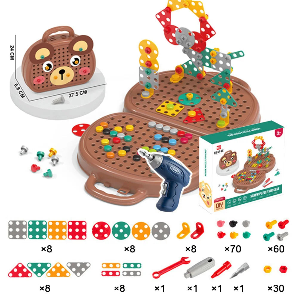 204-Piece Mosaic Puzzle Toy