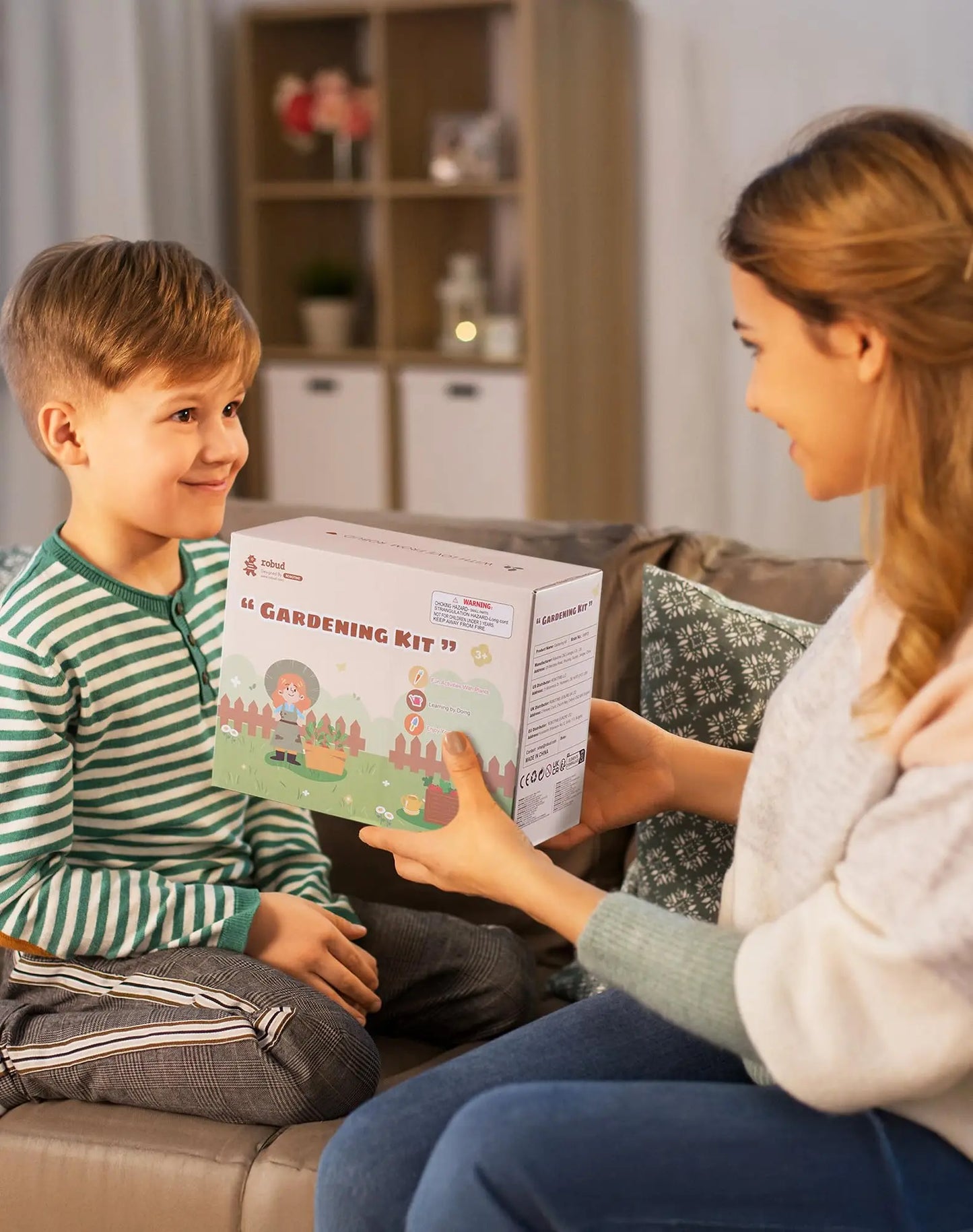 Robotime Kids Wooden Gardening Tool Set