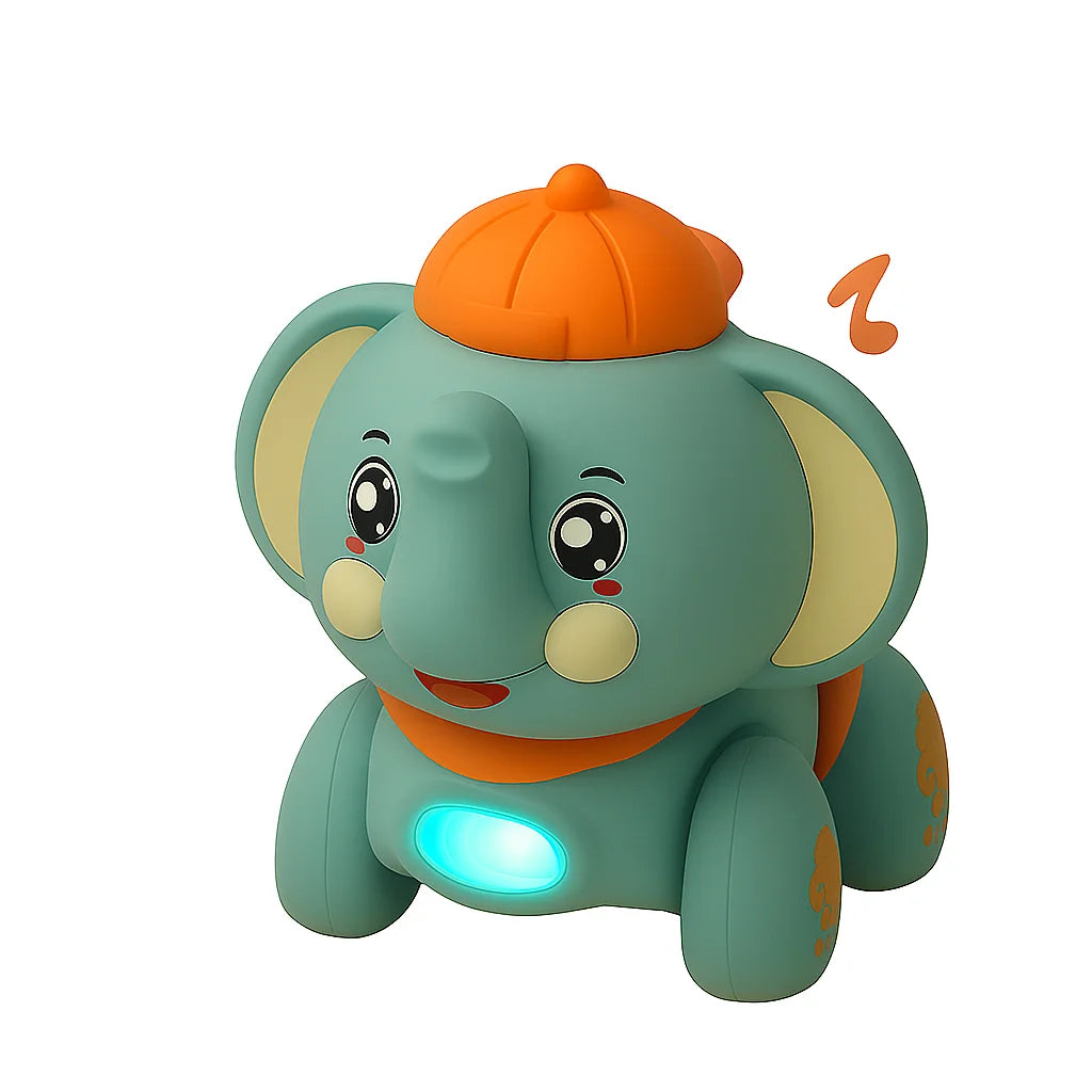 Walking Elephant with Dancing Lights & Music