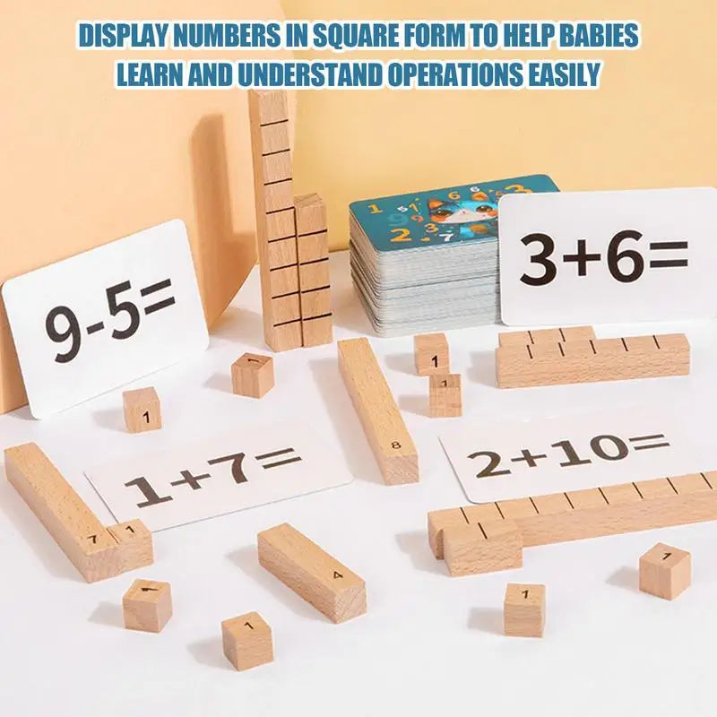 Wooden Odorless Math Blocks