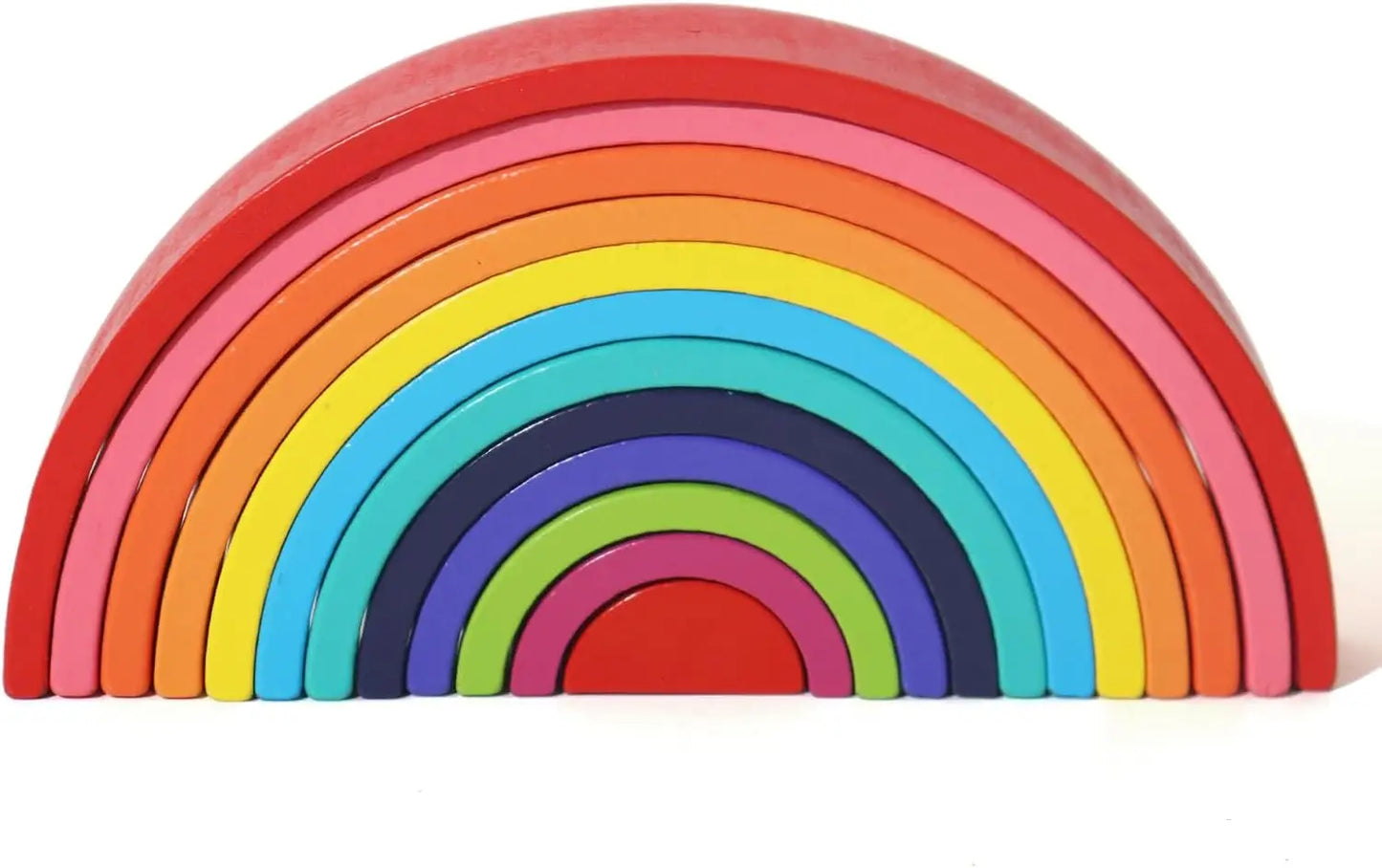 12-Piece Rainbow Arch Building Blocks