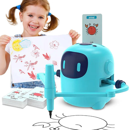 Drawing Robot for Kids with 150 Cards