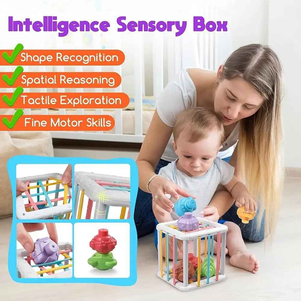 🔷 Colorful Shape Sorting Blocks - JOYFULBLOCKS