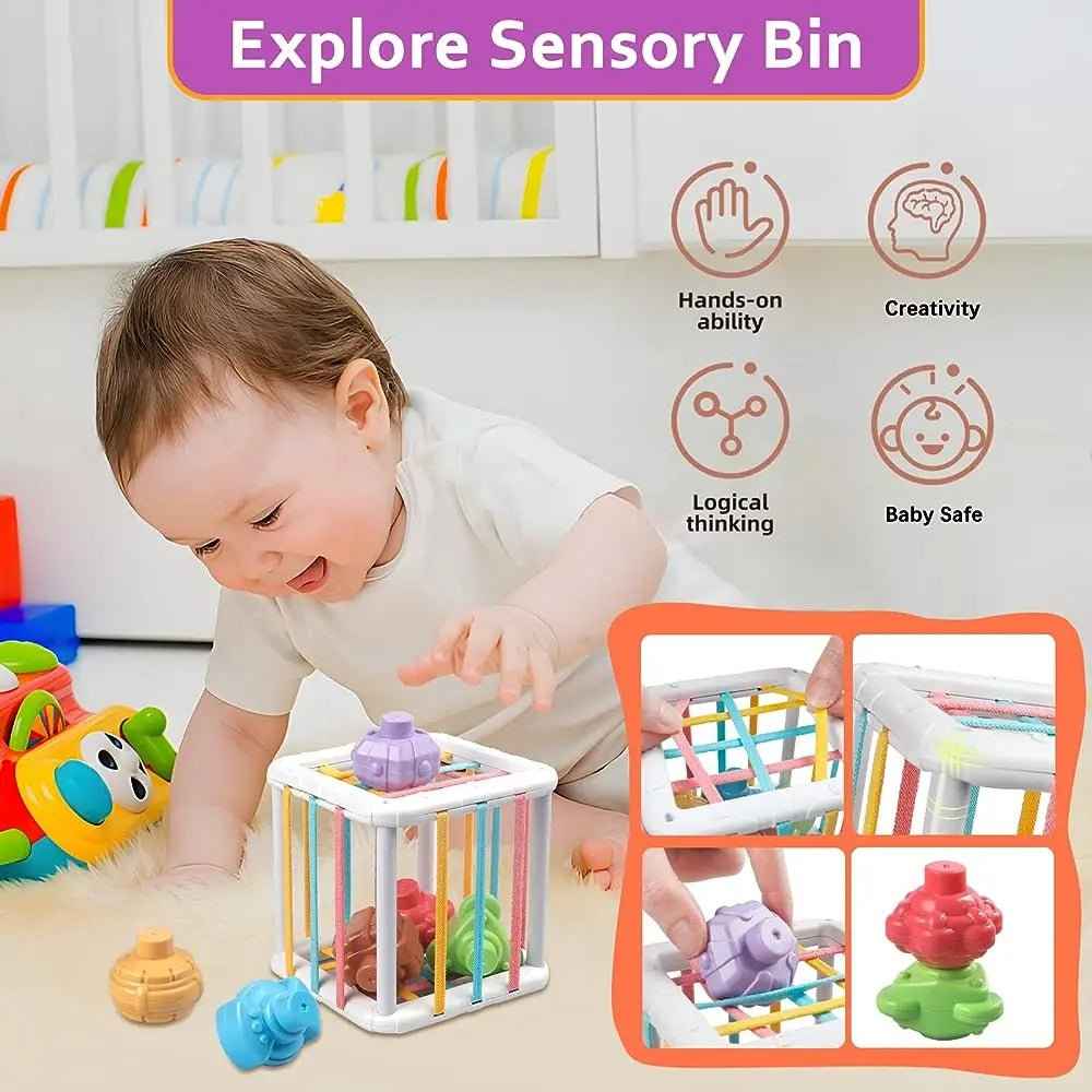 🔷 Colorful Shape Sorting Blocks - JOYFULBLOCKS