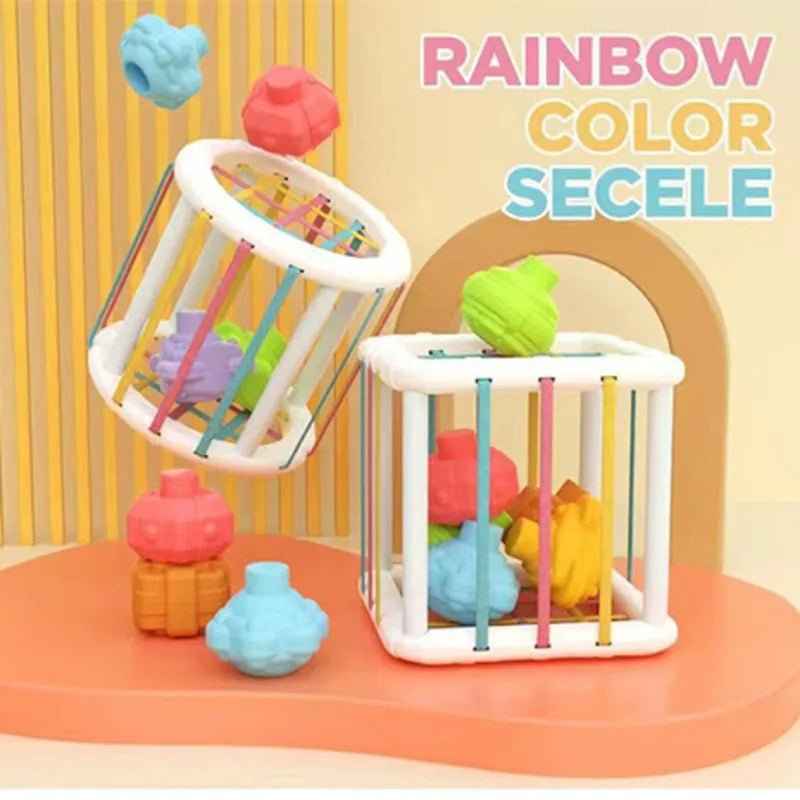 🔷 Colorful Shape Sorting Blocks - JOYFULBLOCKS